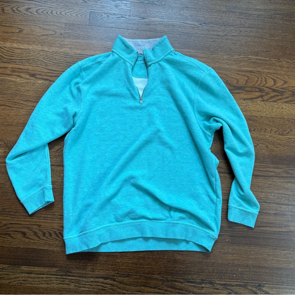 Walter Hagen Aqua Quarter-Zip Pullover